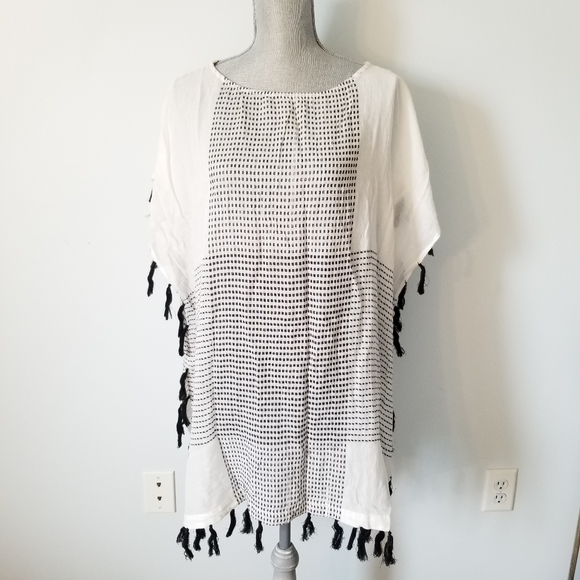 Lou & Grey Other - Lou & Grey Black and White tassle swim cover